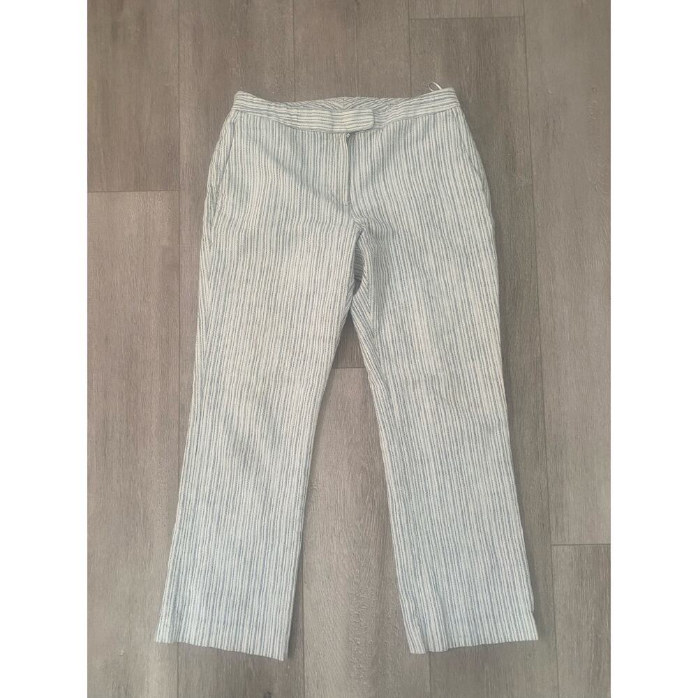 DKNY Womens Striped Straight Ankle Dress Pant‎ Size 8